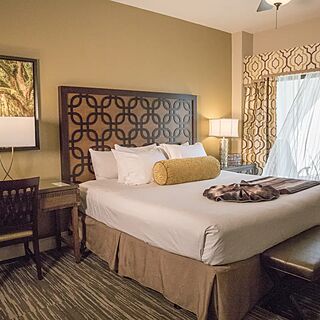 Holiday Inn Club Vacations at Orange Lake Resort - River Island — Sample four-bedroom Signature villa bedroom