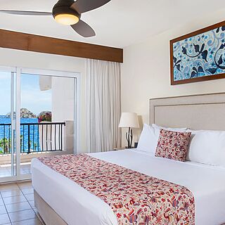 Villa del Palmar Cabo San Lucas — Sample one-bedroom suite bedroom