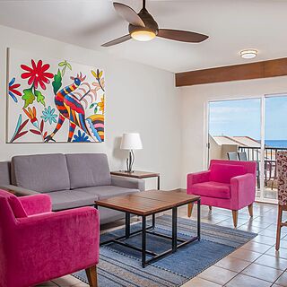 Villa del Palmar Cabo San Lucas — Sample one-bedroom suite living are