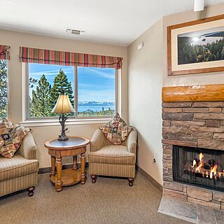 The Ridge Tahoe — Sample Ridge View living area