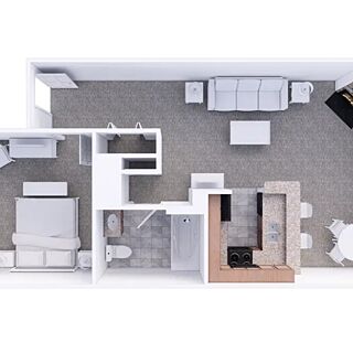 The Ridge Tahoe — One-bedroom Ridge View floorplan