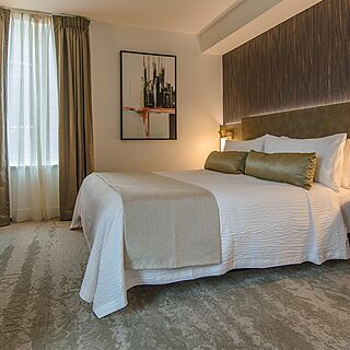 Marriott Vacation Club, New York City — Sample king guest room