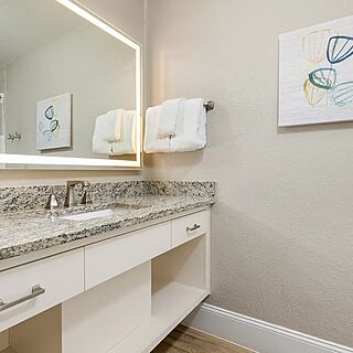 Holiday Inn Club Vacations at Orange Lake Resort - West Village — Sample one-bedroom villa bathroom