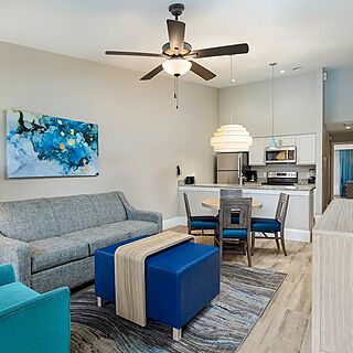 Holiday Inn Club Vacations at Orange Lake Resort - West Village — Sample one-bedroom villa living area
