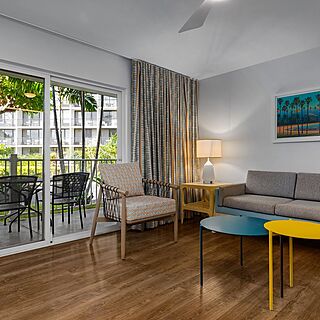 WorldMark Kihei Resort — Sample one-bedroom living area