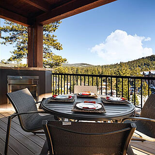 Hyatt Vacation Club at Northstar Lodge — Sample balcony