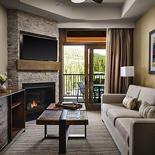 Hyatt Vacation Club at Northstar Lodge — Sample living area