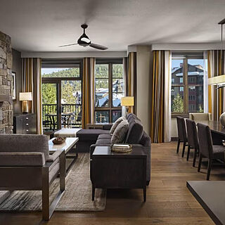 Hyatt Vacation Club at Northstar Lodge — Sample living area