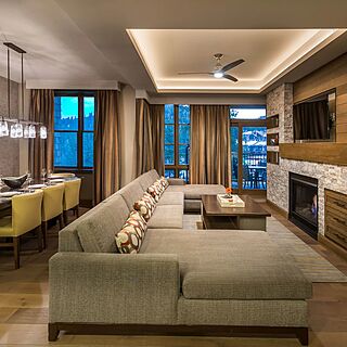 Hyatt Vacation Club at Northstar Lodge — Sample living area