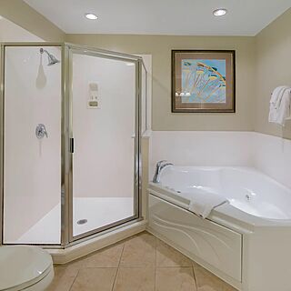 Holiday Inn Club Vacations at South Beach Resort — Sample villa bathroom