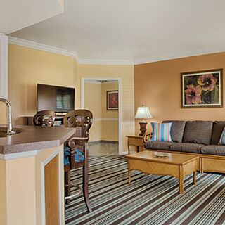 WorldMark Orlando Kingstown Reef — Sample villa living area