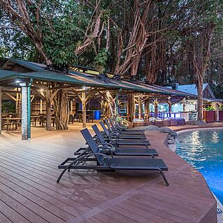 Club Wyndham Port Douglas — Lagoon pool and loungers