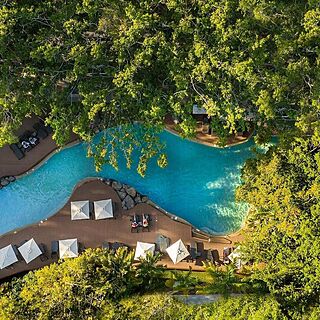 Club Wyndham Port Douglas — Aerial pool view