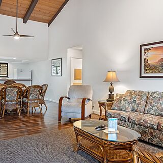Lawai Beach Resort — Sample living area