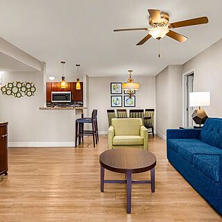 Holiday Inn Club Vacations at Desert Club Resort — Sample two-bedroom deluxe villa living area