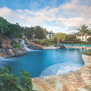 Club Wyndham Bali Hai Villas — Outdoor pool and waterfall