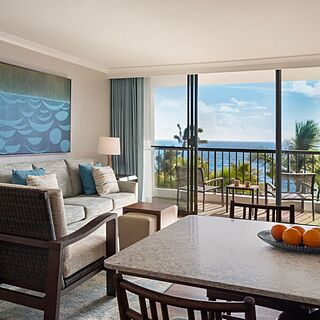 Marriott's Maui Ocean Club - Molokai, Maui & Lanai Towers &mdash; Sample living room