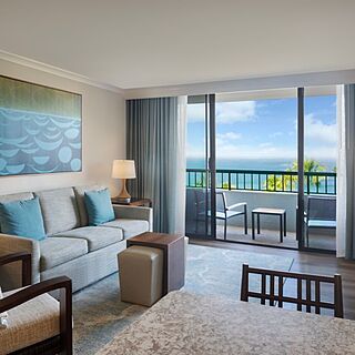 Marriott's Maui Ocean Club - Molokai, Maui & Lanai Towers &mdash; Sample living room