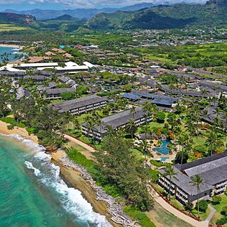 Wyndham Kauai Coast Resort at the Beachboy — Aerial exterior view