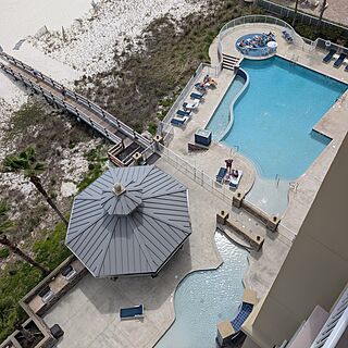 view from balcony