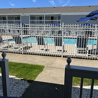 Outdoor Pool View From Patio