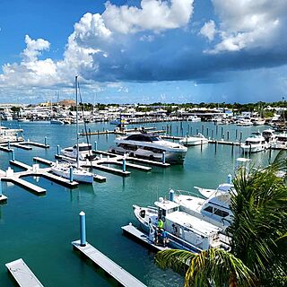 marina view from balconies