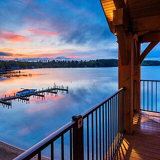 Center Harbor Inn — Sample balcony
