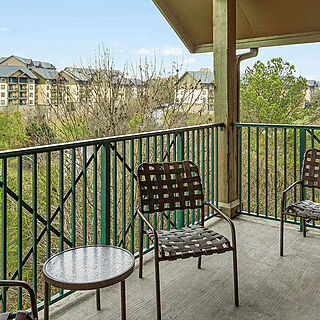 Club Wyndham Smoky Mountains — Sample balcony