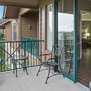 Club Wyndham Smoky Mountains — Sample balcony