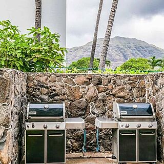 Hawaiian Princess at Makaha Beach — Grill area