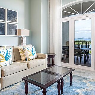 The Ritz-Carlton Club, St. Thomas — Sample suite living room