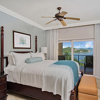 The Ritz-Carlton Club, St. Thomas — Sample residence bedroom