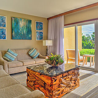 Dawn Beach Club — Sample living room