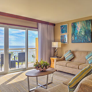 Dawn Beach Club — Sample living room