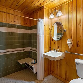 Rangeley Lake Resort — Sample bathroom