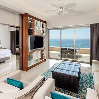 Garza Blanca Resort & Spa Los Cabos — Sample living room