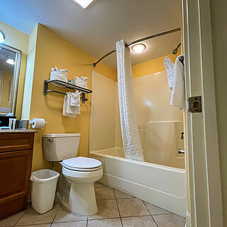 Horizon at 77th — Sample bathroom
