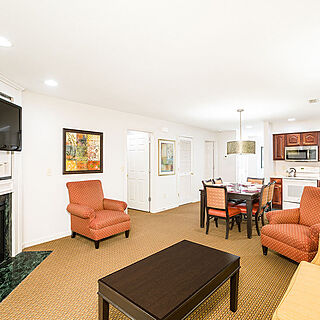 Vacation Village at Williamsburg — Sample living room