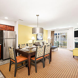Vacation Village at Williamsburg — Sample kitchen