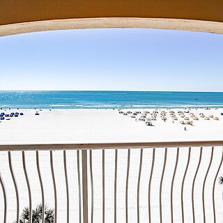 Coral Reef Beach Resort — Sample balcony