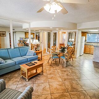 Coral Reef Beach Resort — Sample living room