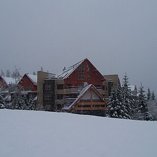 Whistler Vacation Club at Lake Placid Lodge &mdash; November snow