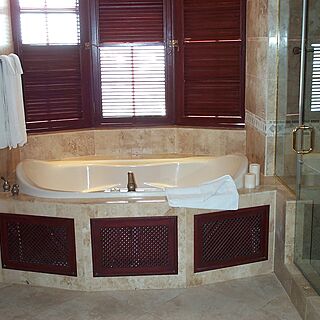 The Residences at the Crane Beach Resort — Sample unit bathroom